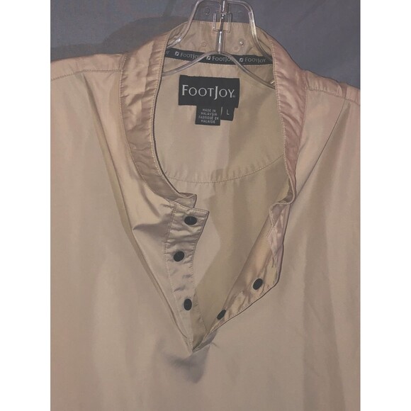 FJ FootJoy lightweight Golf Vest Men’s Large Perf.1/4 snap Pullover - Picture 4 of 7